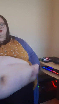 SSBBW secretária humilhada no trabalho por chefe - fantasia