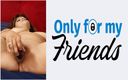 Only for my Friends: Amber leah的第一部色情片，一个无毛的阴户和红头发的荡妇寻找性玩具并抚摸自己