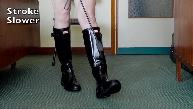 Mature_cunt: Hunter stövlar JOI och ballbusting