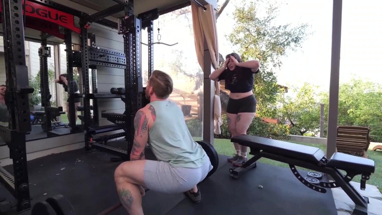 Steve Rickz: My Big Booty BBW Workout Partner Gets Her Tight Pussy...