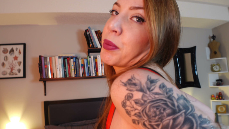 Evelyn Rouge: Countdown Game Ass Worship Satin Fetish Panty MILF JOI 4K