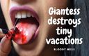AnittaGoddess: 巨人は丸呑みし、小さな休暇を破壊します