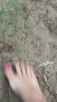 Dirty Feet in the Garden