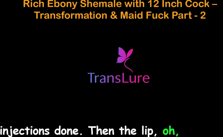 TransLure: English Audio Sex Story Rich Ebony Shemale with 12 Inch Cock -...