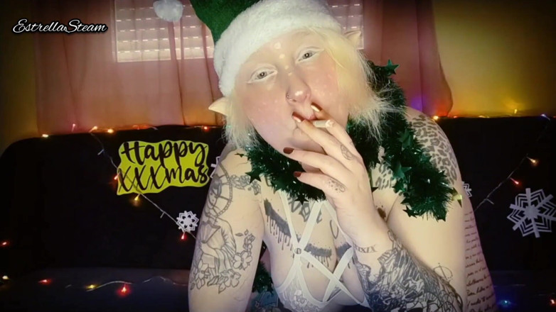 Estrella Steam: Elf smokes while staring at you