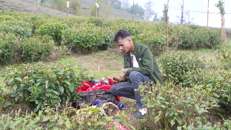 MS TINA NANDY: Stranger Help Tea Garden Girl.
