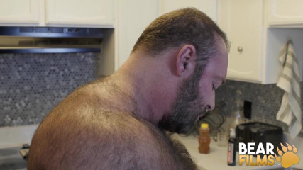 Bear Films: Bearfilms Hung Bears Brad Kalvo and Kosher Pig After Blowjob