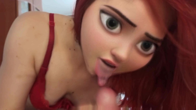 SexyFairyTale: Makes a blowjob close-up!!!