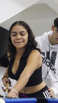 My stepSister Wants to Learn to Play Billiard and I Will Teach Her in Exchange for Sex.