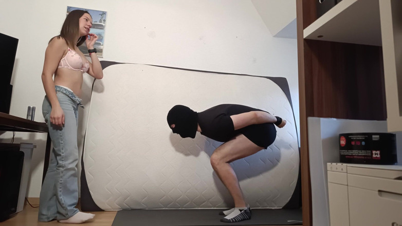 German ballsbusted: She's Destroying My Balls and I'm Defenseless