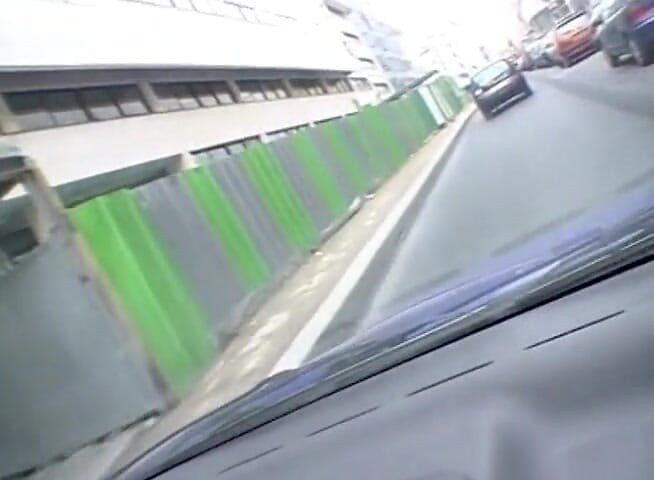 European Classics: Asian chick gets spitroasted in the back seat of the...