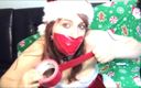 Selfgags classic: Newcomer kandy gags herself for christmas!