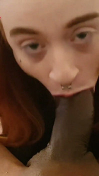 Ginger 18yo Enters BBC Throat Goat Contest
