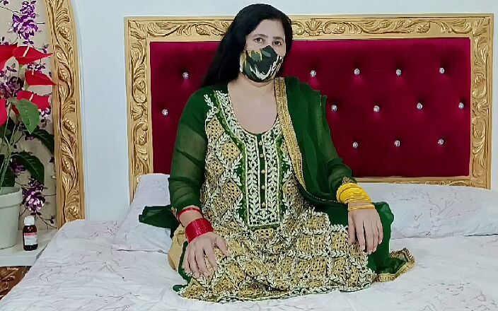 Raju Indian porn: 美しいパキスタンの花嫁のオナニーにウェディングドレスと明確なヒンディー語&amp;amp;urdu汚い話