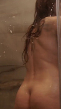 Red-haired Beauty Entertains Herself with Fingers and a Toy Friend in the Shower