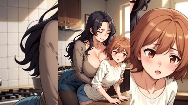 Heaven Gamez: Yuri Hentai, lesbienne, anulingus et léchage de chatte (édition vieux jeune)