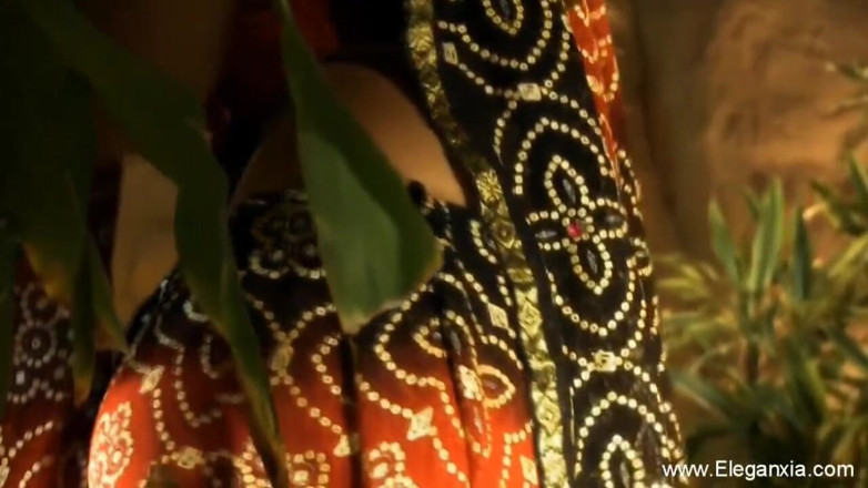 Eleganxia: Amazing Indian babe stripping