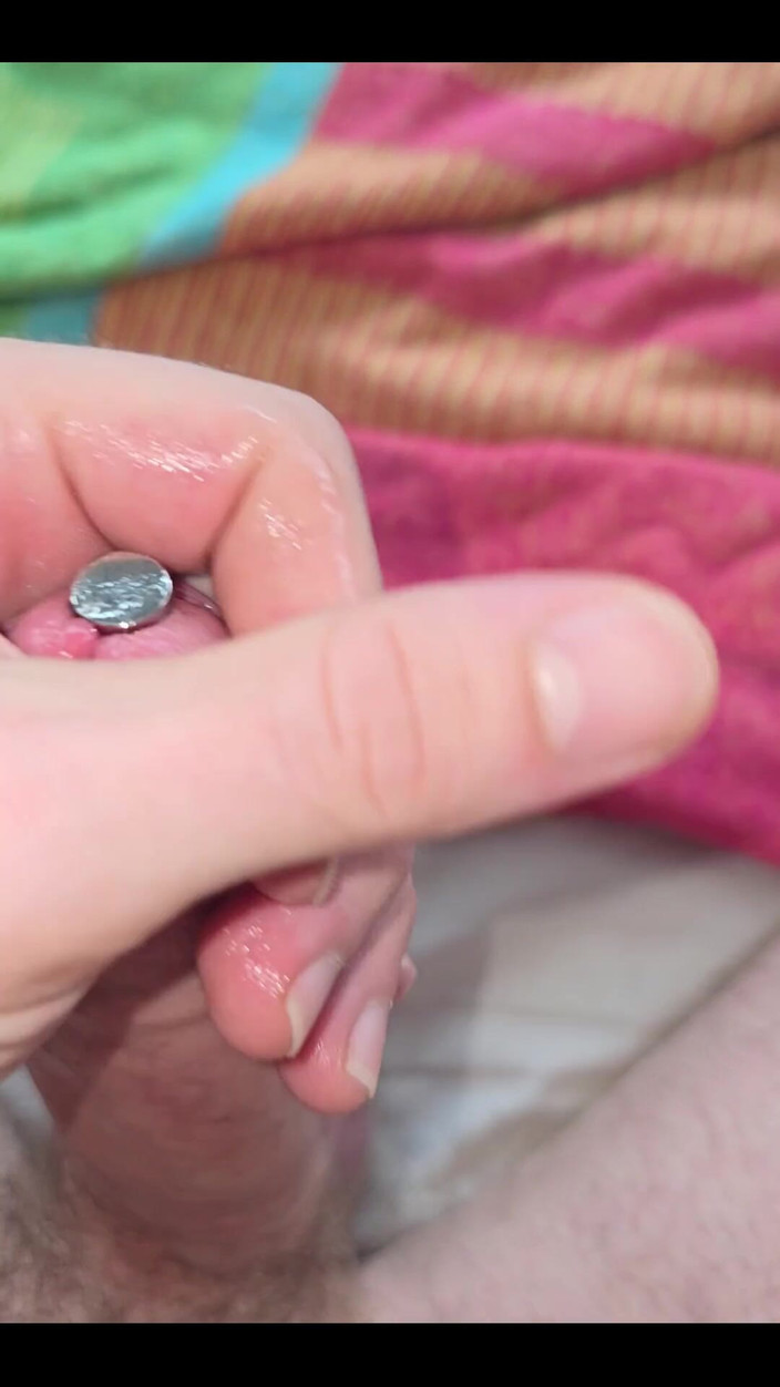 The Max Powers: 8 mm pikplug met een grote dikke romige cumshot geniet...