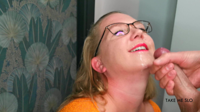TakeMeSlo: I Din't Expect That Much Cum - POV Blowjob and Facial