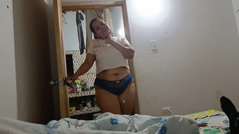 Milfcaliente69: MILF with a Big Ass Has Her First Threesome with...
