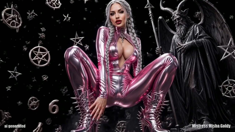 Goddess Misha Goldy: Kambing itu memilih kamu, kamu makhluk jahat. Kambing itu memilih...