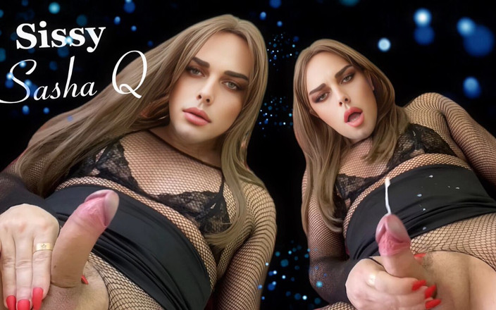 Sasha Q: Sissy Smokes a Cums