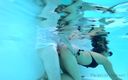 Project fun diary: 带潜水面具的泳池水下性爱