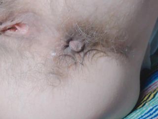 Number One Xx: Hairy asshole farting close up