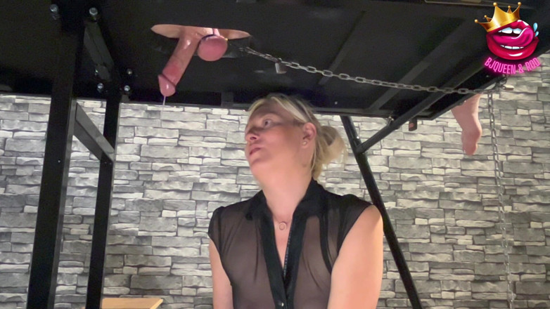 Mistress_BJQueen: Sesi orgasme di meja pemerah susu yang hancur