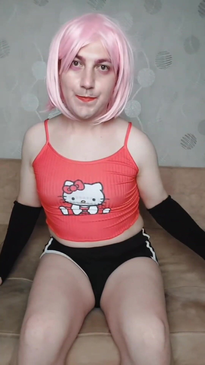 Kitty_Cross: Cute Shorts Cowgirl Sissy Smooth Legs Big Booty