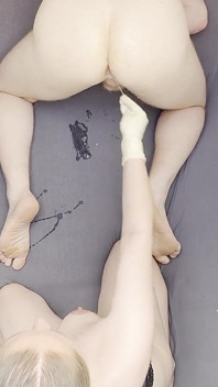 Fisting with Face and Tits.