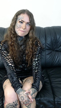 German Scout - German Split Tongue Tattoo Model Balea Scarleg at 2nd Porn