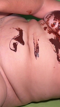 I Cover My Dildo in Chocolate, Rub It All Over My Tits & Pussy Then Fuck Myself Until I Cum