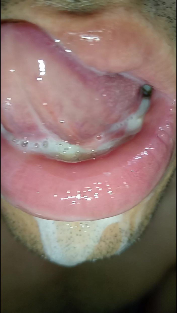 Rey rey: Cum in My Mouth, Play with Your Cum, and Swallow...