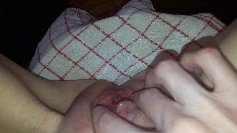 Christy G: Close up masturbation of my unshaved pussy.