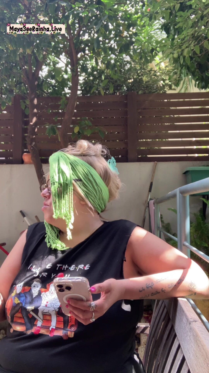 Goddess Maya3ee Rainha: Morning Outdoor Smoking Ritual - BBW Brazilian MILF Goddess