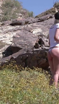 Kristina Wood BTS photoshoot outdoor