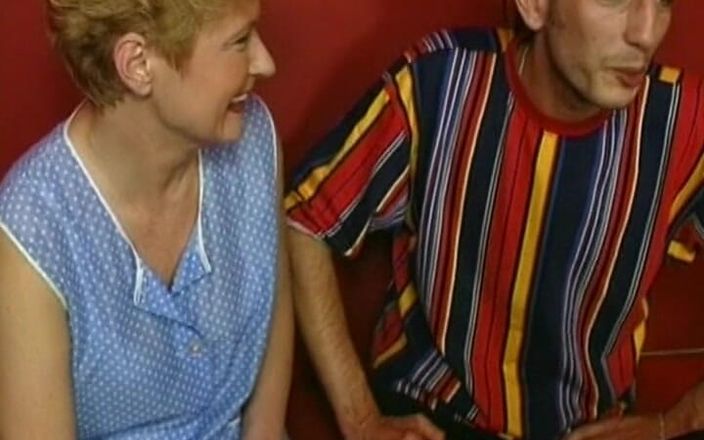 German Homemade: Old Blonde Lady From Germany Fucking in the Bar