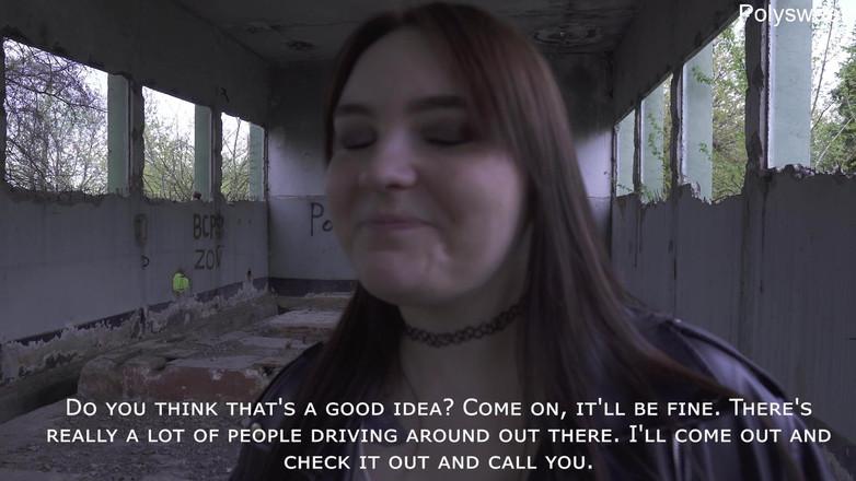 Polly Sweet: Muie rusească la un șantier abandonat