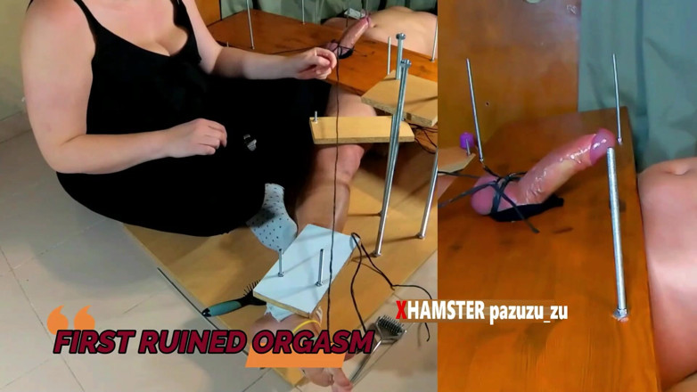 Pazuzu_zu: Femdom handjob game. If he doesn't cum I'll torment his...