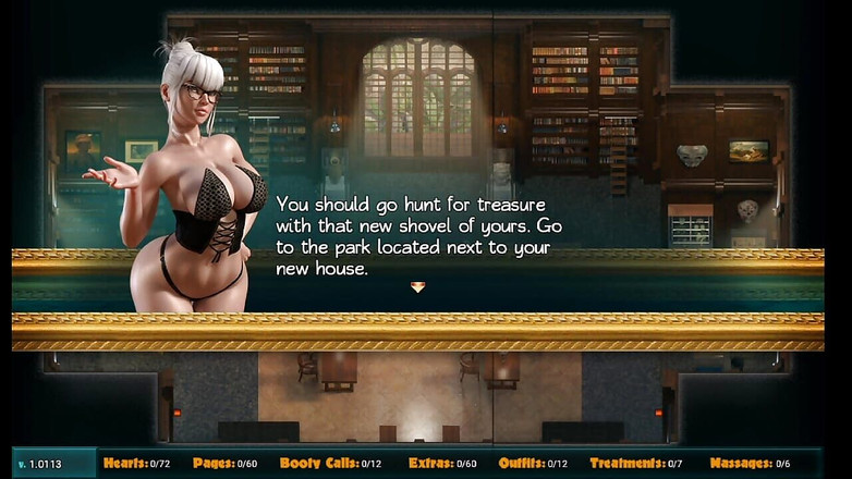 Naughty gameplays: Treasure of Nadia - parte 3 - trabajando con la mejor milf