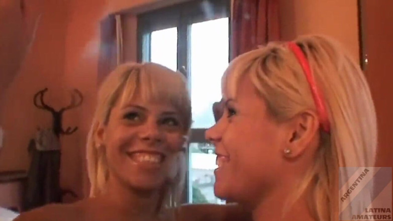 Argentina Latina Amateurs: Quente loira Alma boquete e facial