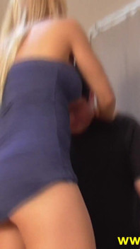 Nicole and Lover Humiliate Old Cuckold