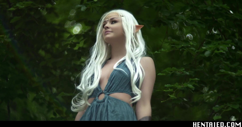 Hentaied: Real life hentai - Elf milks everywhere while fucking a big...