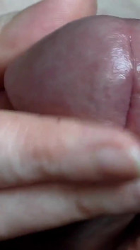Super Close-up of Glans Edging and Peehole Penetration