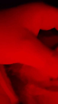 Beso de luz roja
