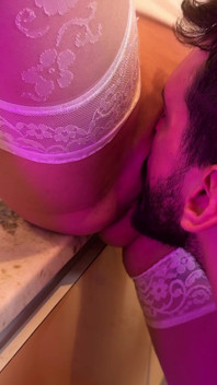 Having Sex in the Bathroom with the Blonde From Another World