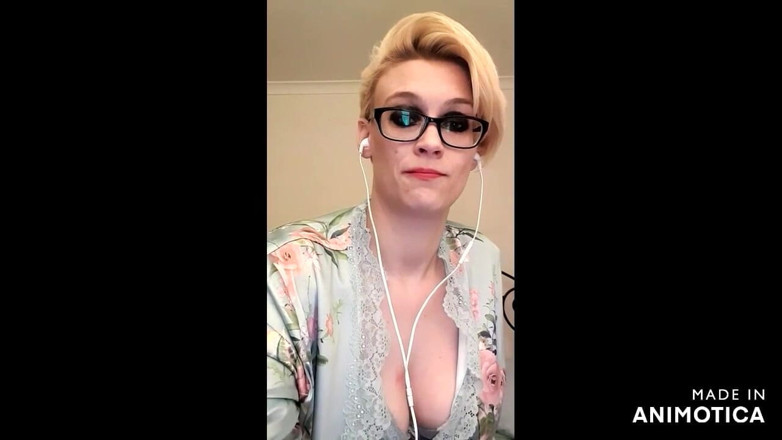 Anna Cherry 69: Recording of me teasing in my lingerie live on cam
