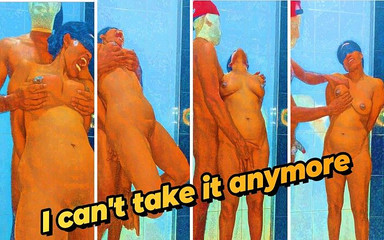 JANAKI: 새로운 만화 효과로 슈퍼 핫한 얼굴 때리고 젖탱이 처벌