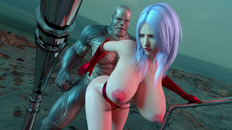 Game of Lust 3D: Наша героїня дуже обдарована, і монстр з великим членом, який хоче перемогти її, також не може протистояти її принади